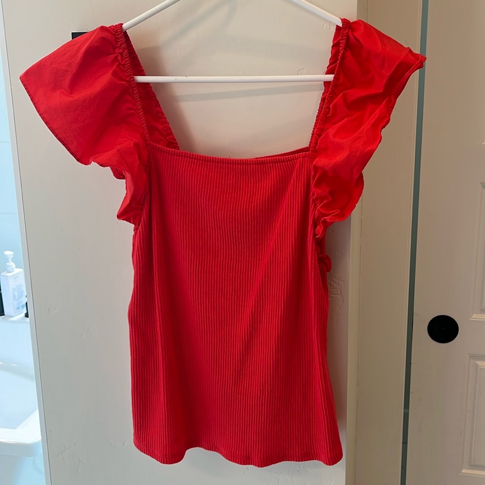 ruffle tank